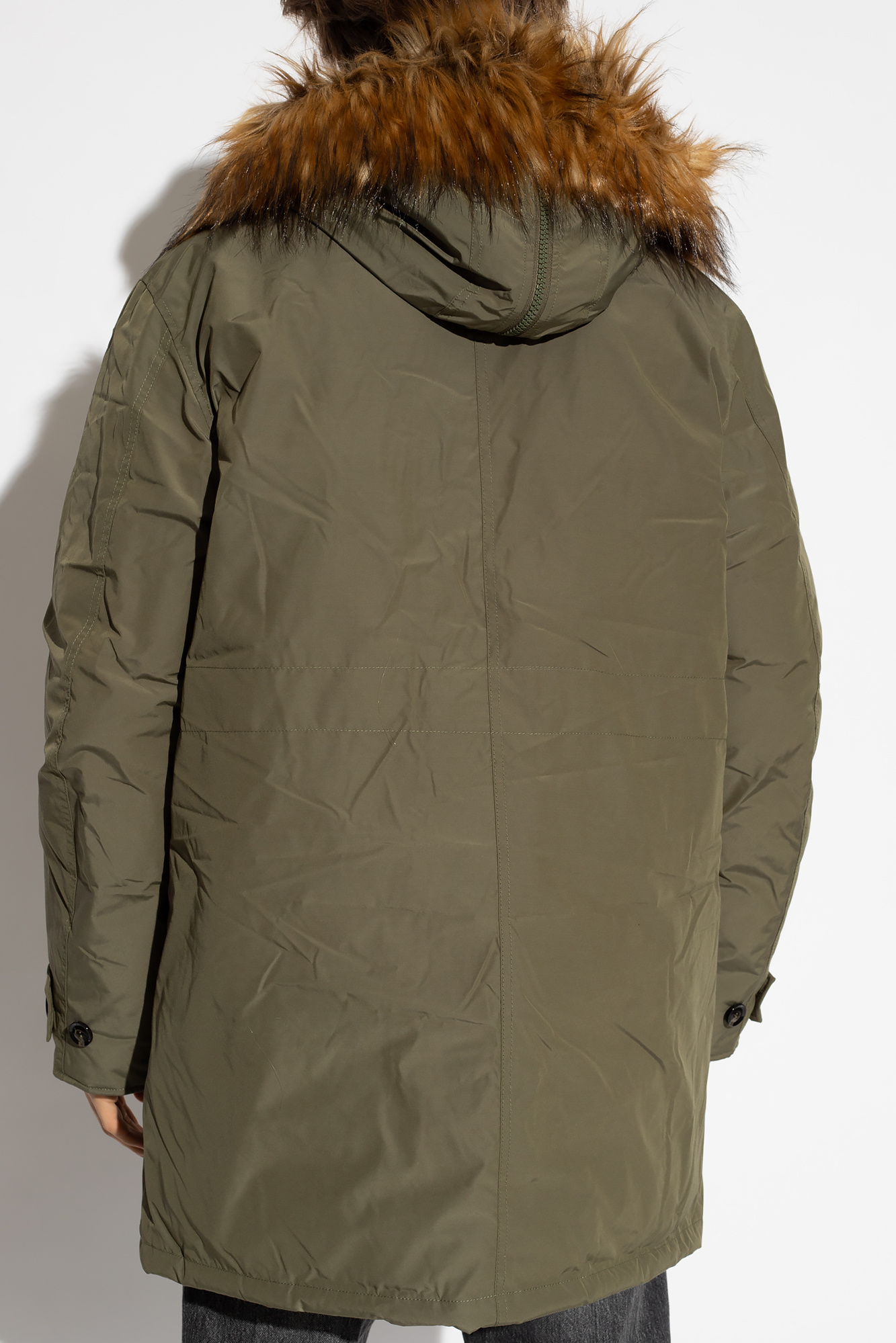 JORGY insulated parka Diesel Here and There Long Trench parka jacket Tgkb5Shops Canada Green W